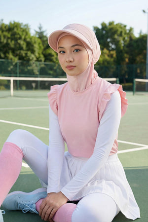Hijab Bonnet with Removable Visor