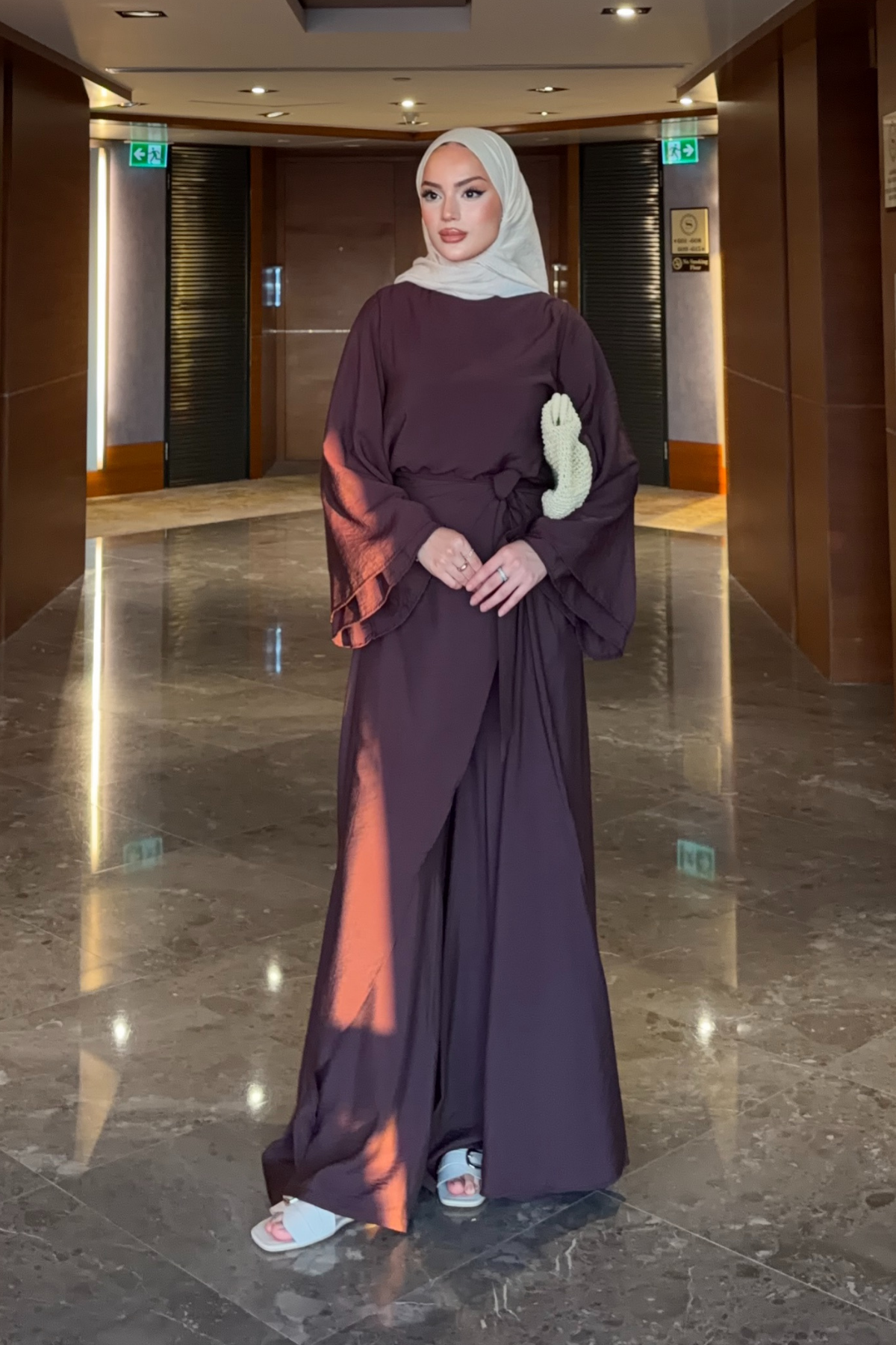Flowing Tencel Tunic & Wide-Leg Trousers Set — Murdum