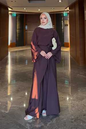 Flowing Tencel Tunic & Wide-Leg Trousers Set — Murdum