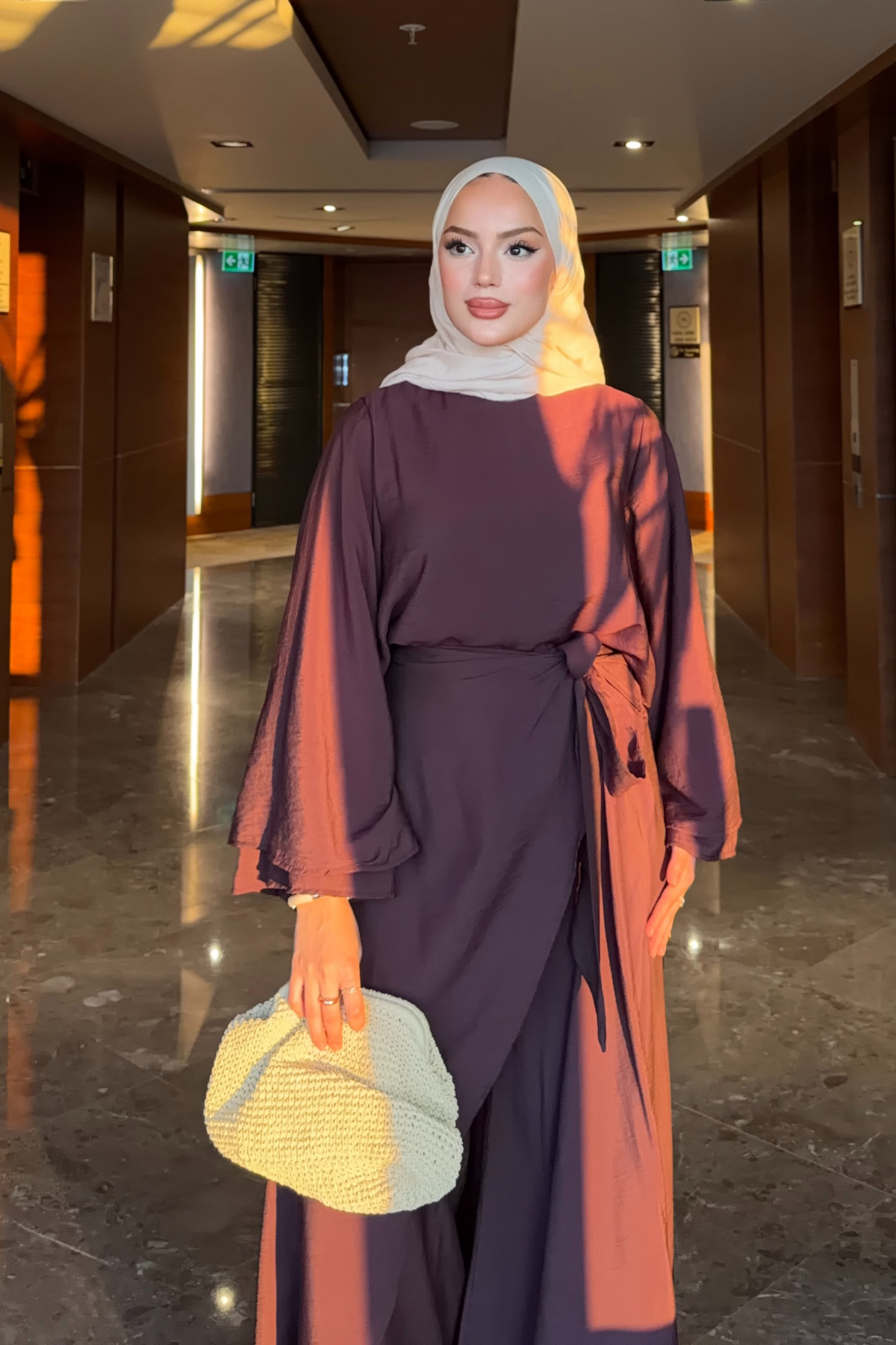 Flowing Tencel Tunic & Wide-Leg Trousers Set — Murdum