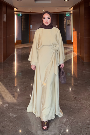 Flowing Tencel Tunic & Wide-Leg Trousers Set — Sari