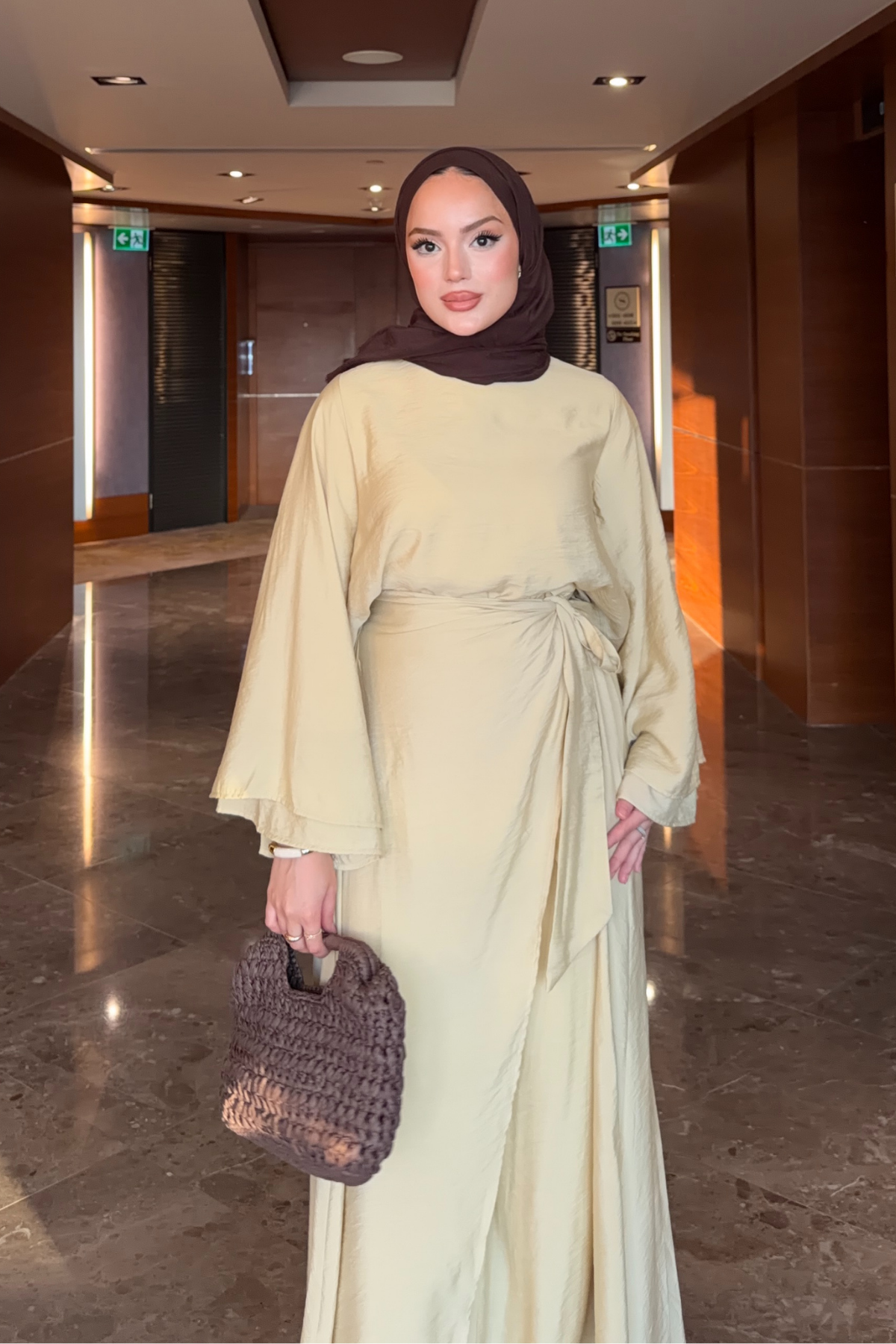 Flowing Tencel Tunic & Wide-Leg Trousers Set — Sari