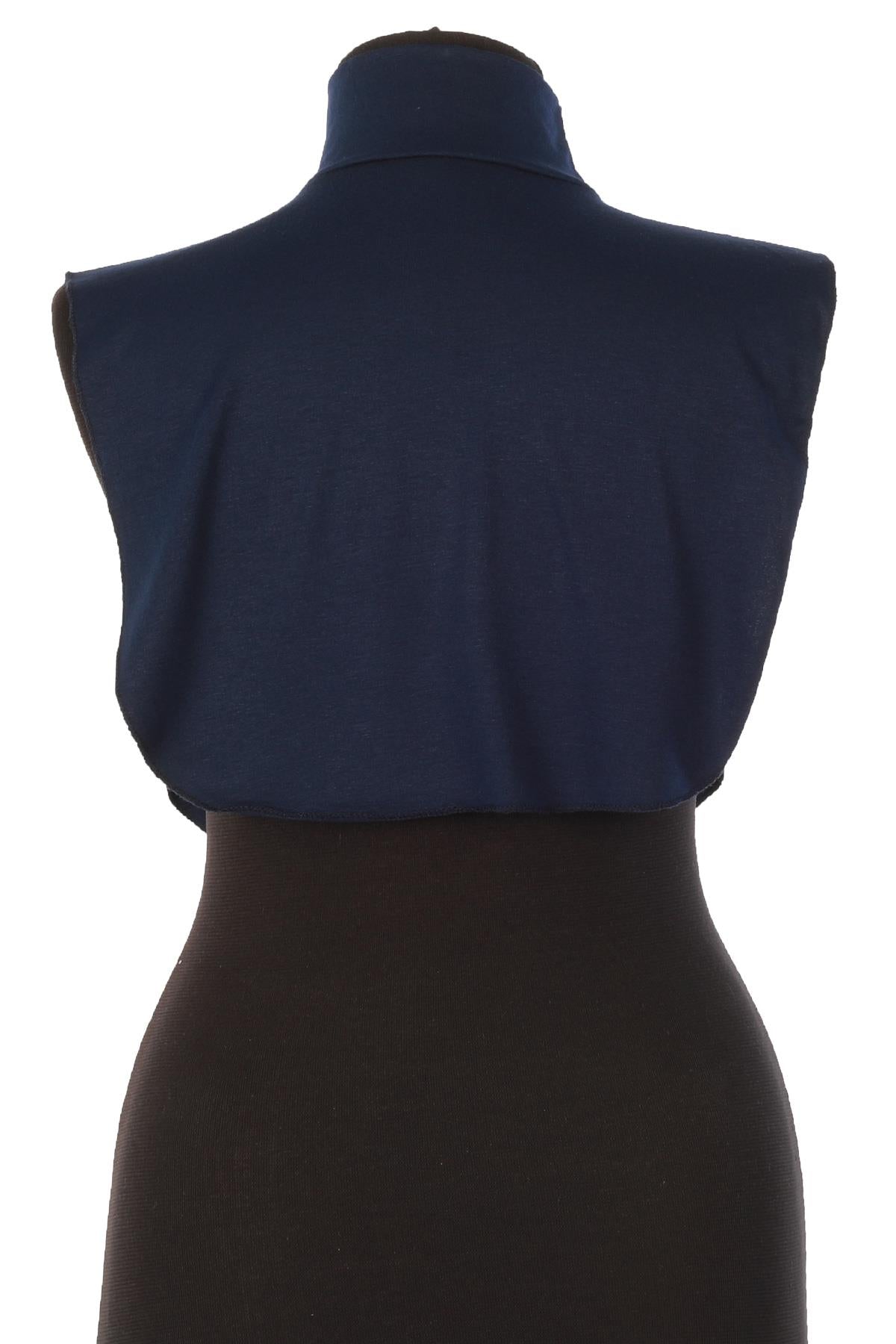 Soft Cotton-Blend High-Neck Sleeveless Modesty Top