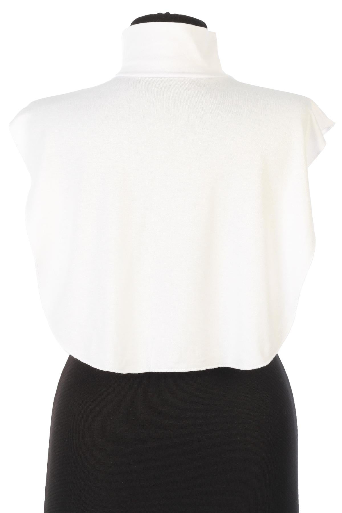 Soft Cotton-Blend High-Neck Sleeveless Modesty Top