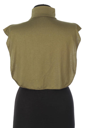 Soft Cotton-Blend High-Neck Sleeveless Modesty Top