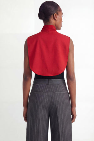 Soft Cotton-Blend High-Neck Sleeveless Modesty Top