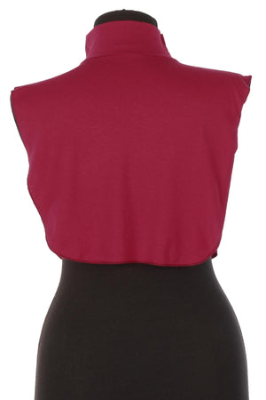 Soft Cotton-Blend High-Neck Sleeveless Modesty Top