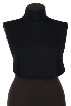 Soft Cotton-Blend High-Neck Sleeveless Modesty Top