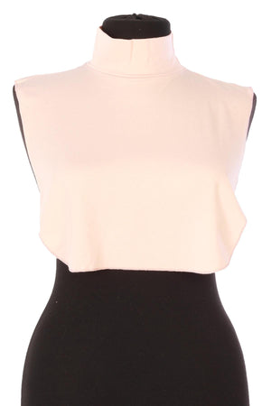 Soft Cotton-Blend High-Neck Sleeveless Modesty Top