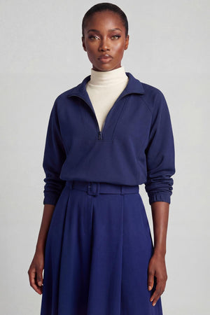 Soft Cotton-Blend High-Neck Sleeveless Modesty Top