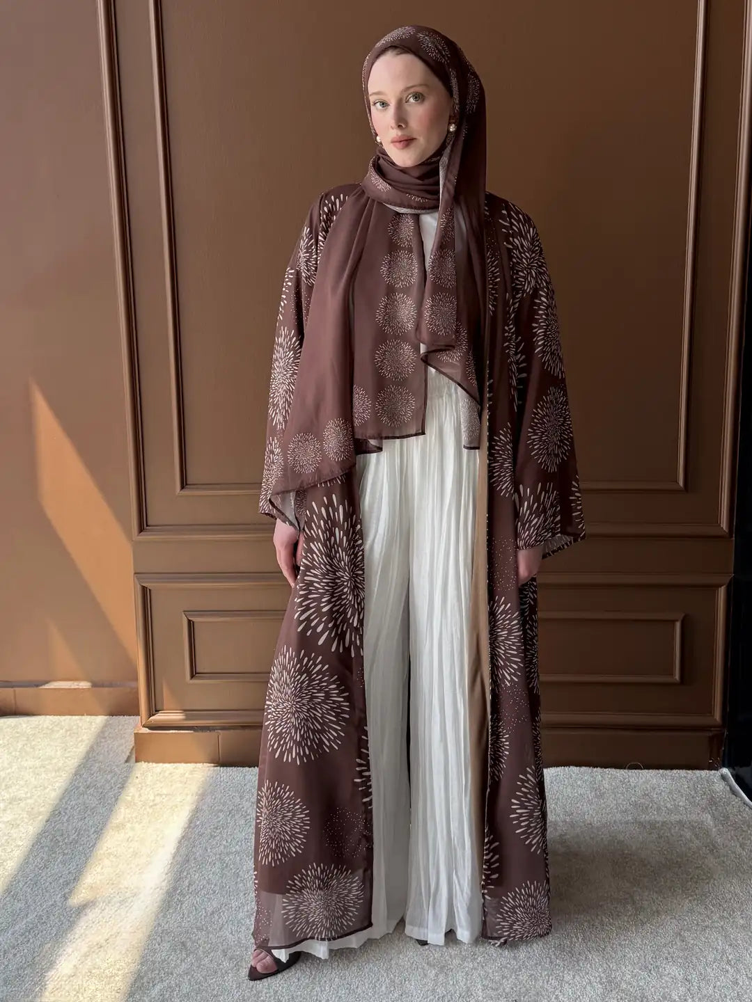 Abaya and Shawl Set