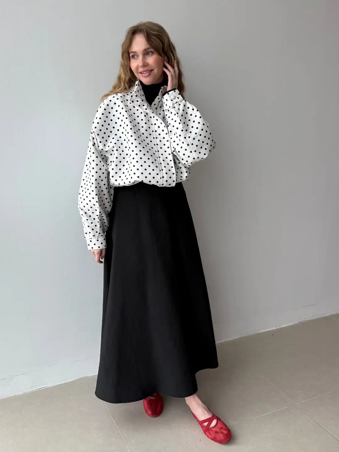 Dot Skirt Set