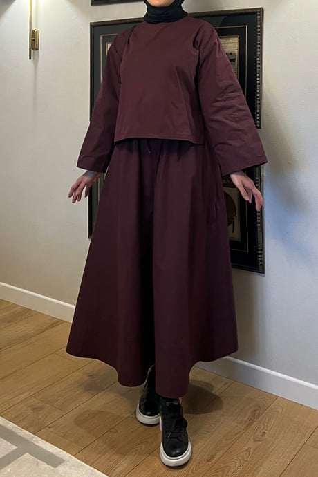 Poplin Shirt & Skirt Set – Effortless Everyday Elegance