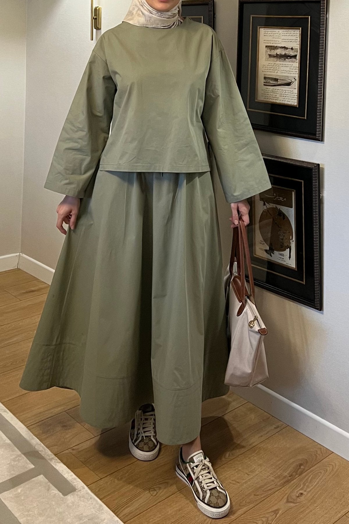 Poplin Shirt & Skirt Set – Effortless Everyday Elegance