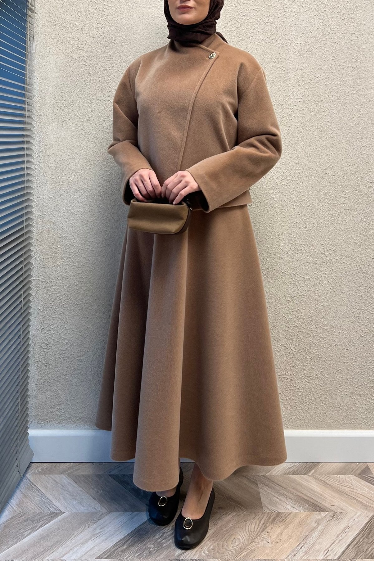 Elegant Winter Set in Premium Wool Fabric (SK017)