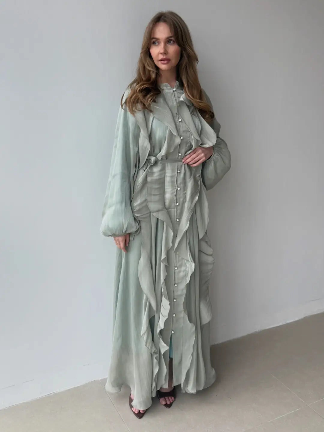 Ruffled Maxi Dress