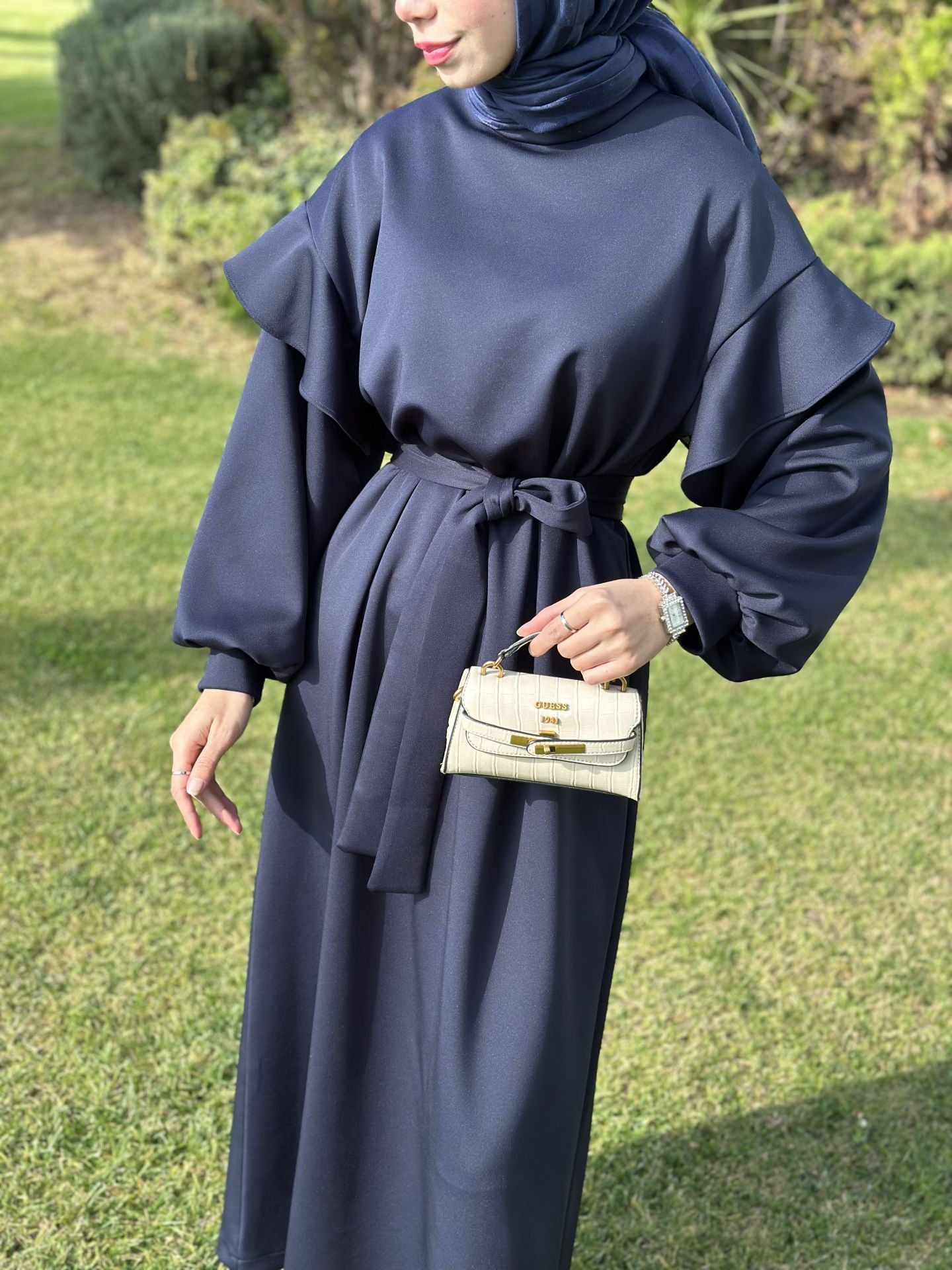 Ruffle Scuba Dress DR005