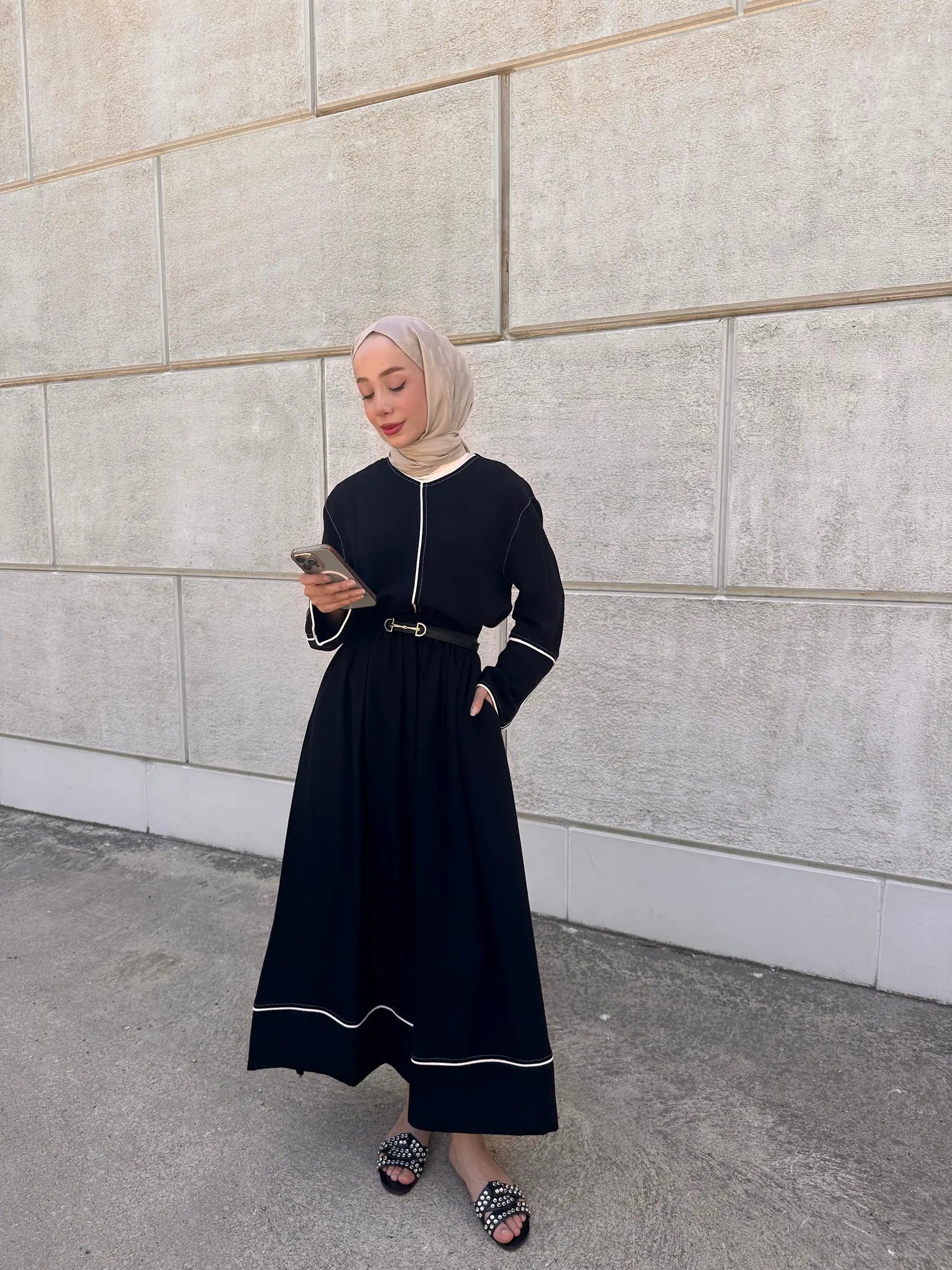 Linen Skirt & Blouse Set SK020