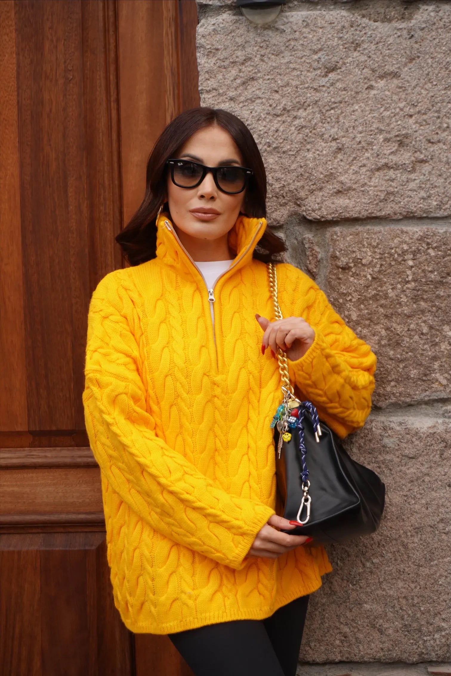 Cable Knit Sweater BL004