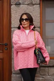 Cable Knit Sweater BL004