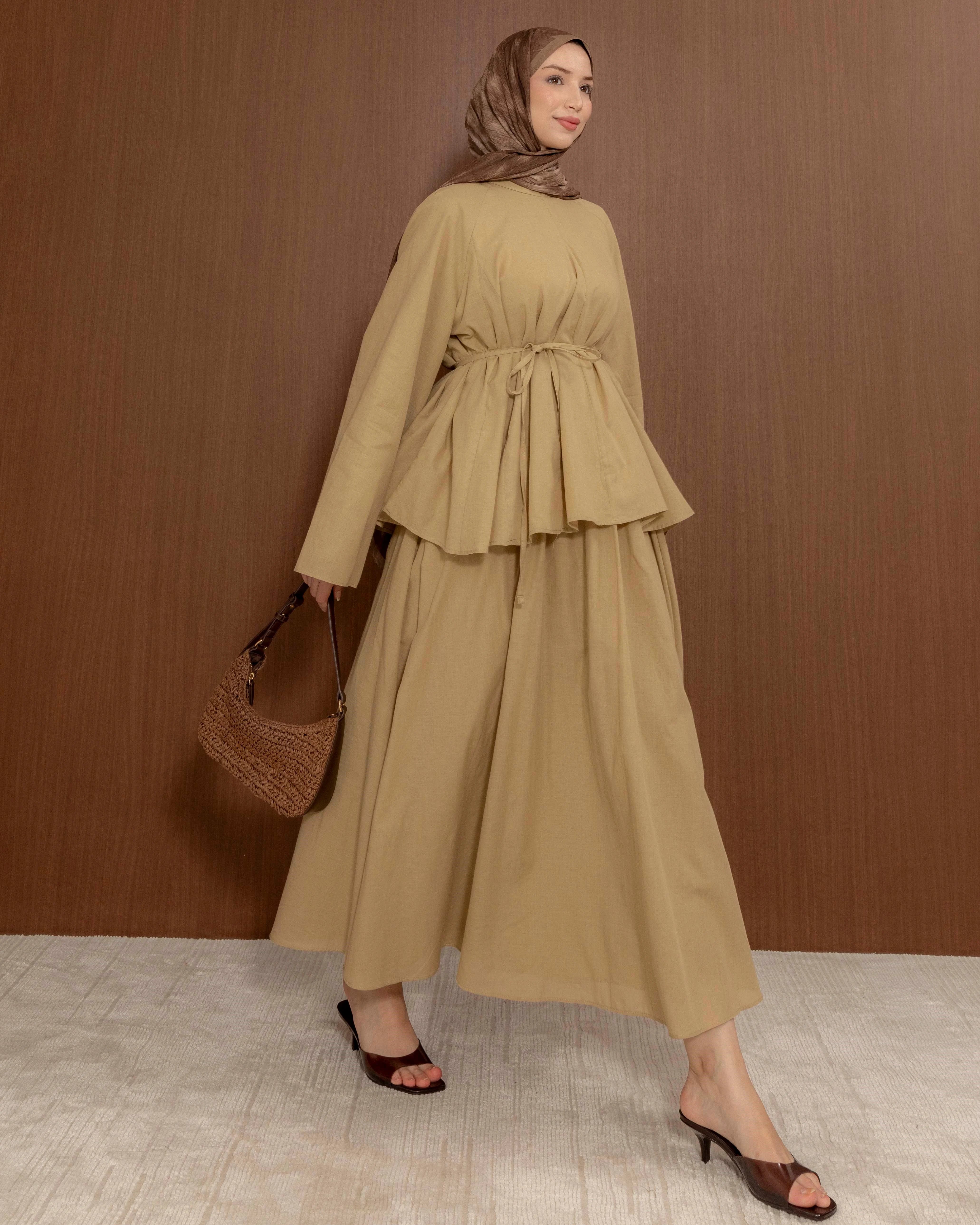 Cotton Skirt & Top Set