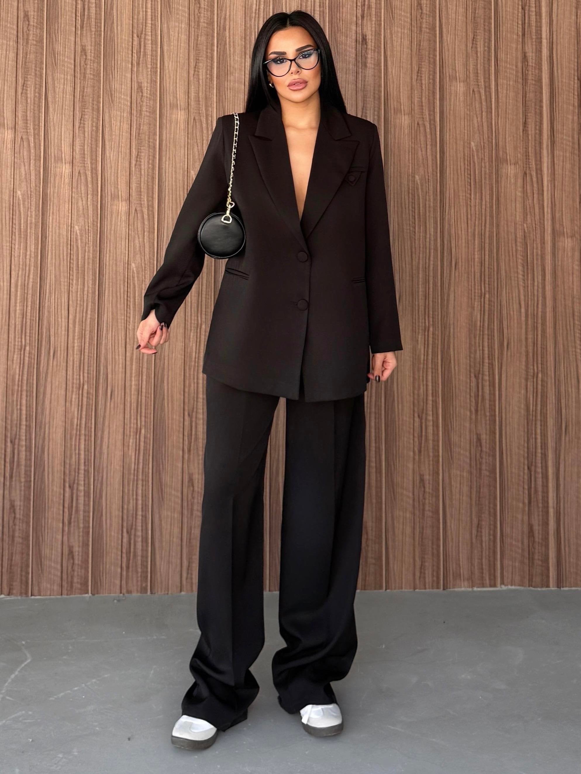 Imported Double Crepe Suit