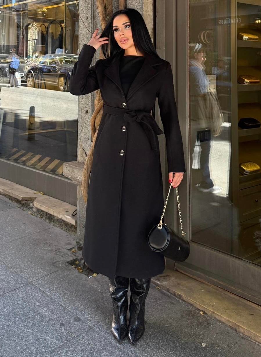 Premium Wool Coat with Detachable Fur Collar (JK011)