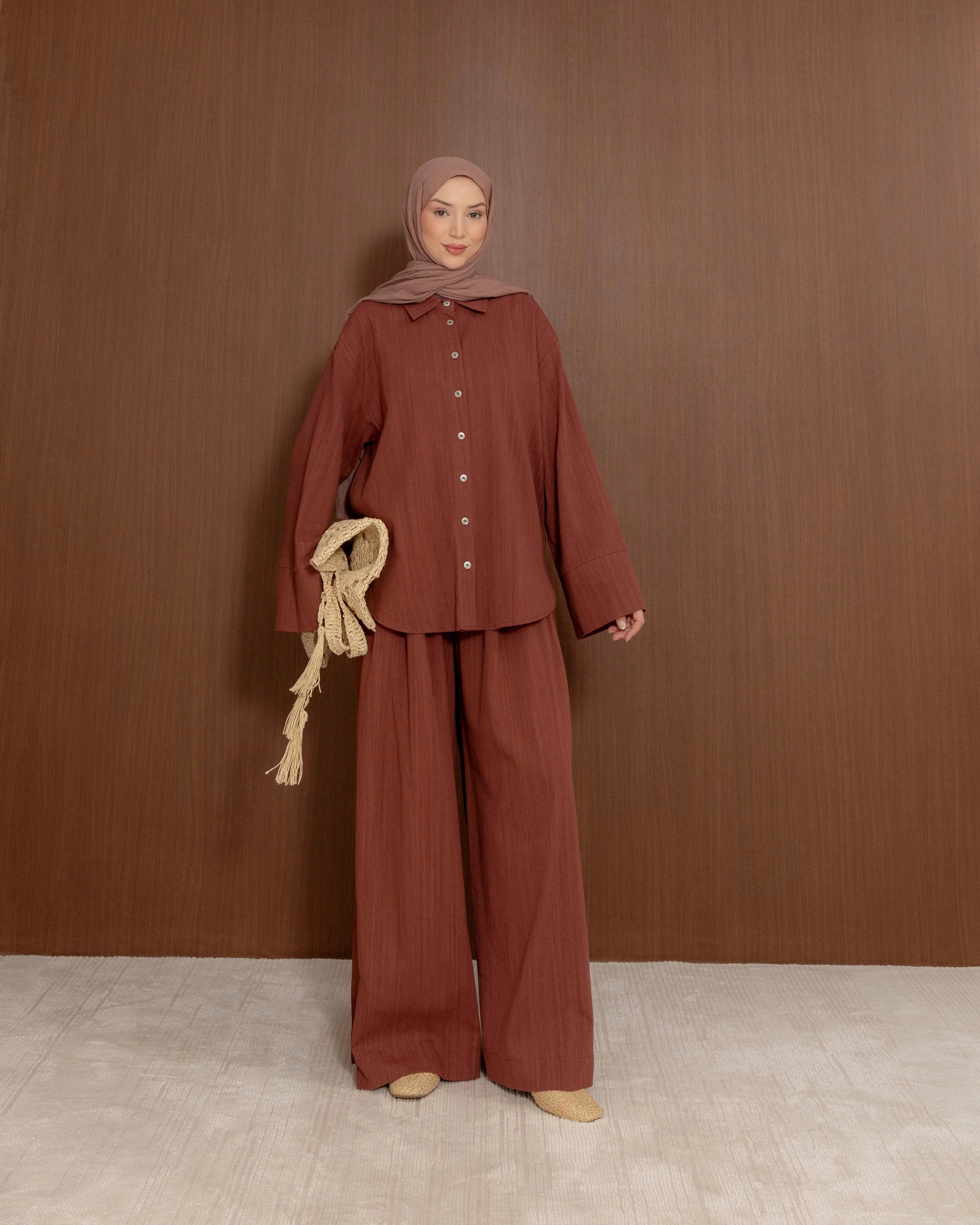 Linen Pants Set