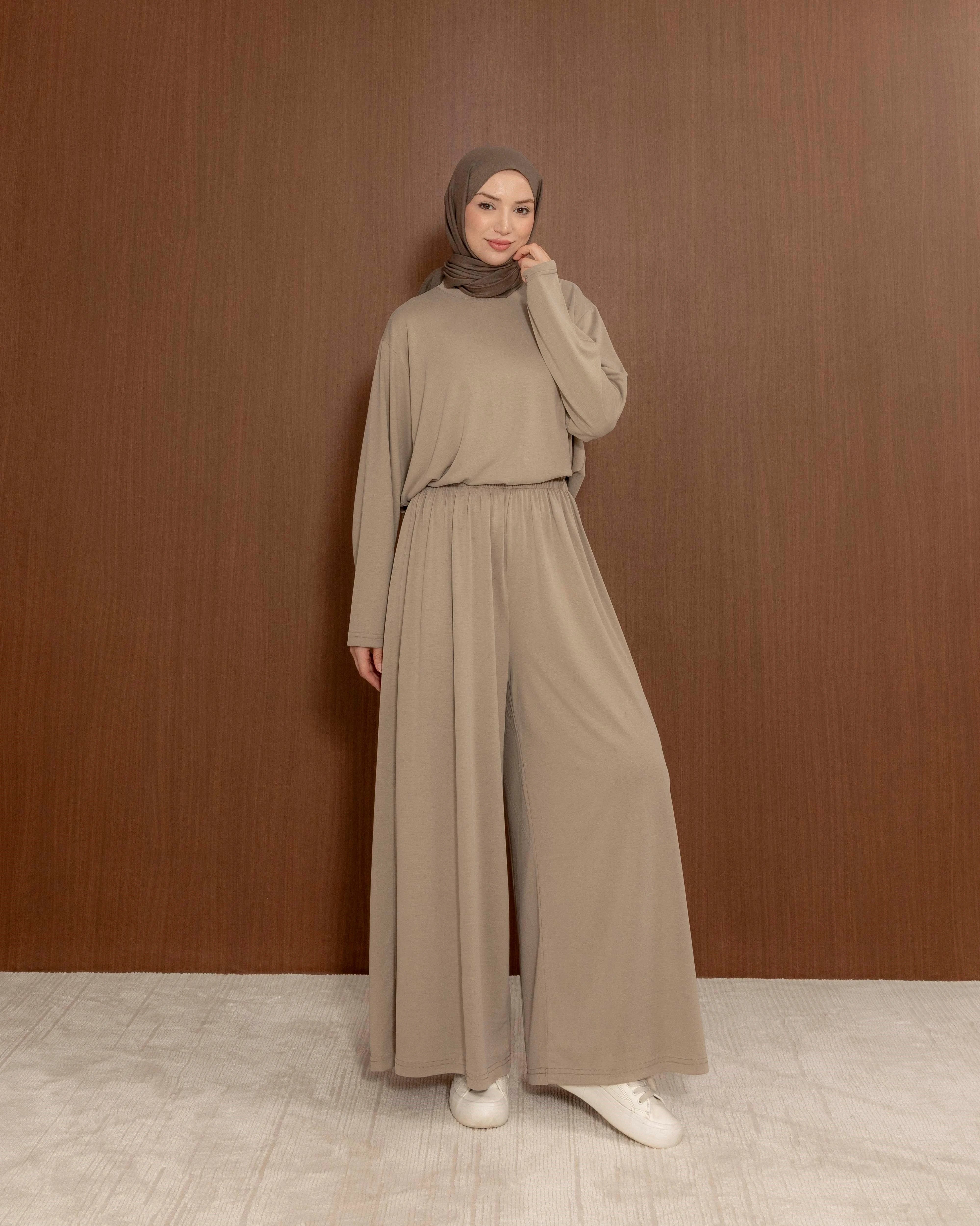 Oysho Fabric Trouser Set