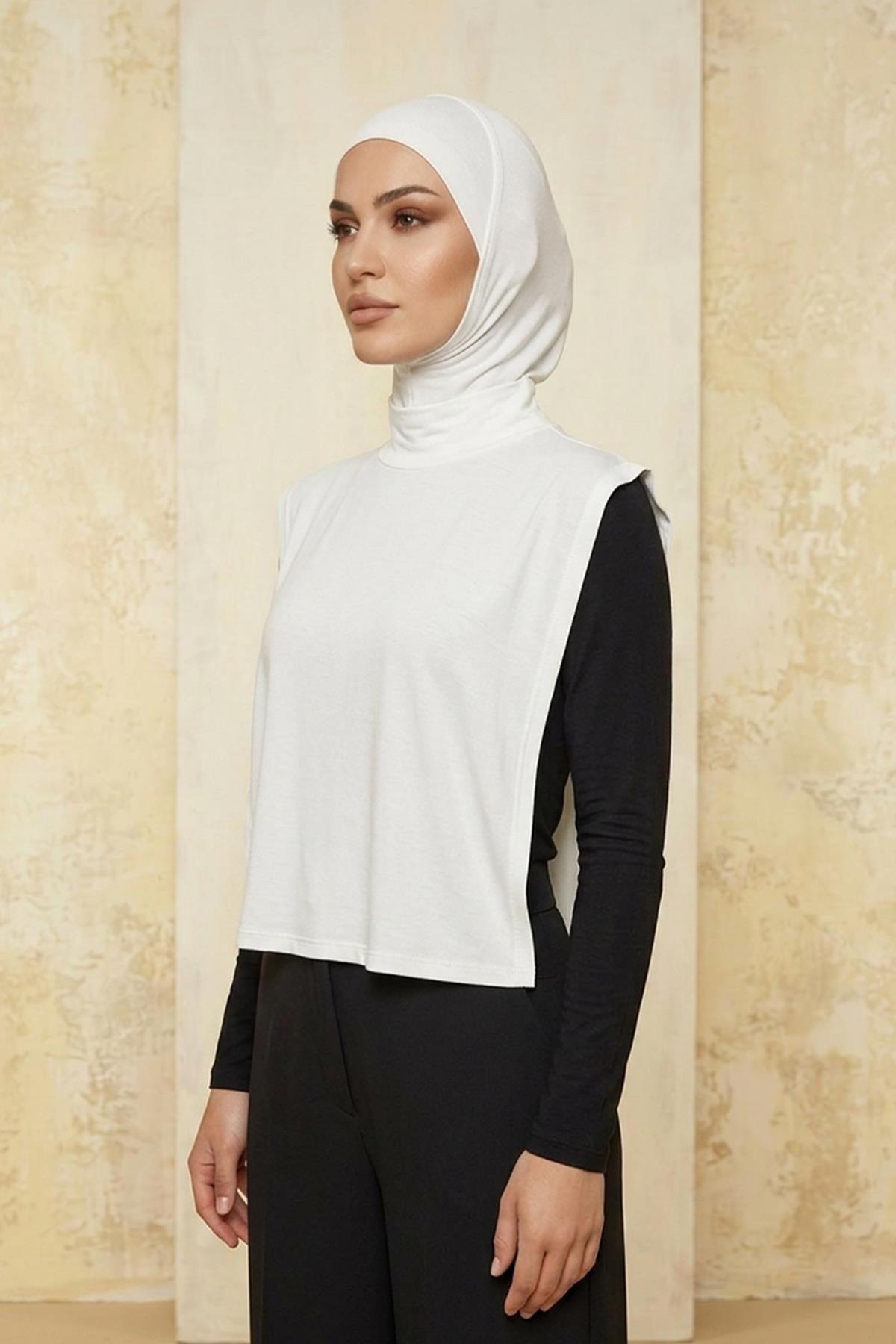 One-Piece Bonnet & Neck Cover – Soft Cotton Lycra Jersey