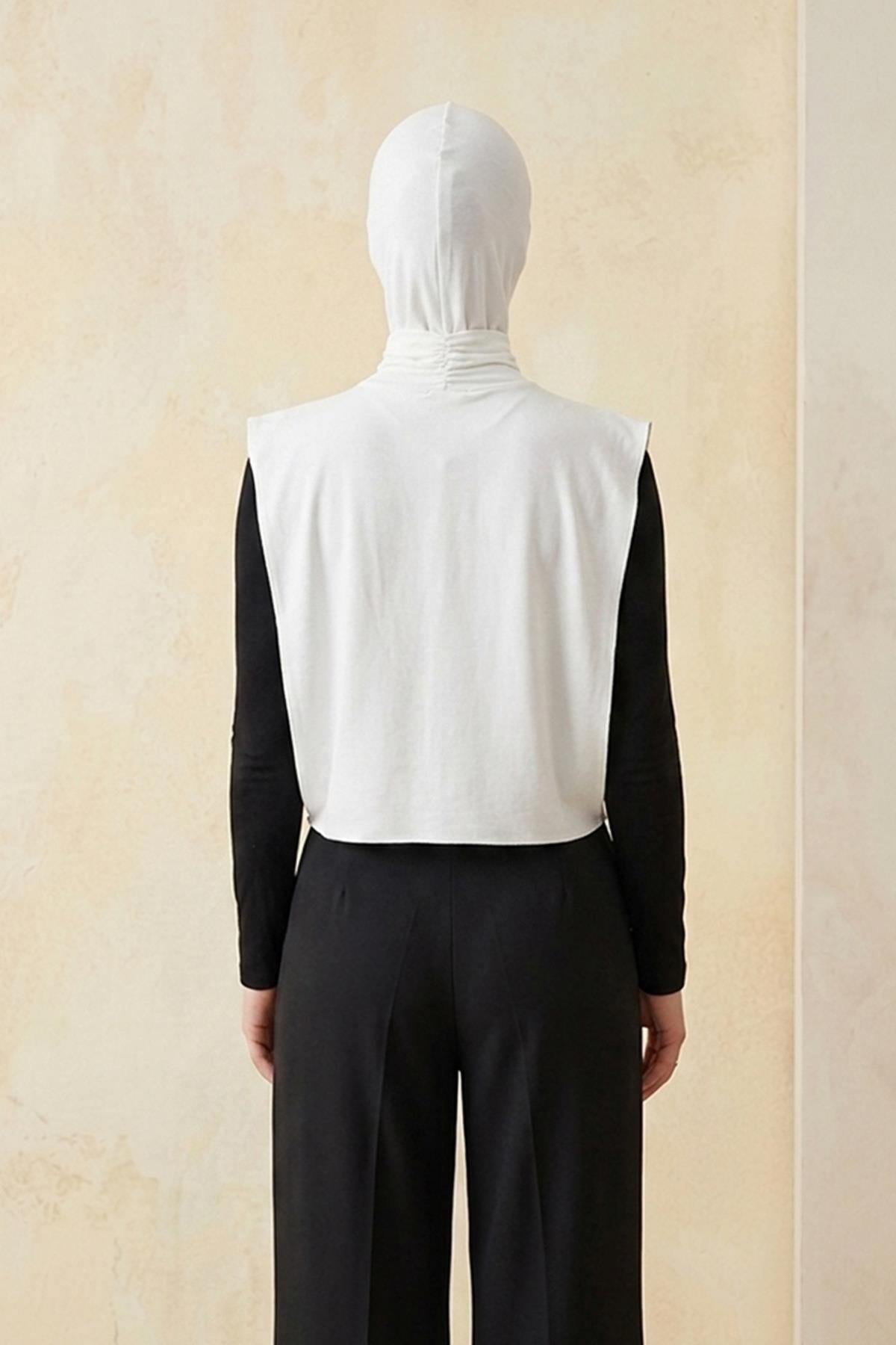 One-Piece Bonnet & Neck Cover – Soft Cotton Lycra Jersey