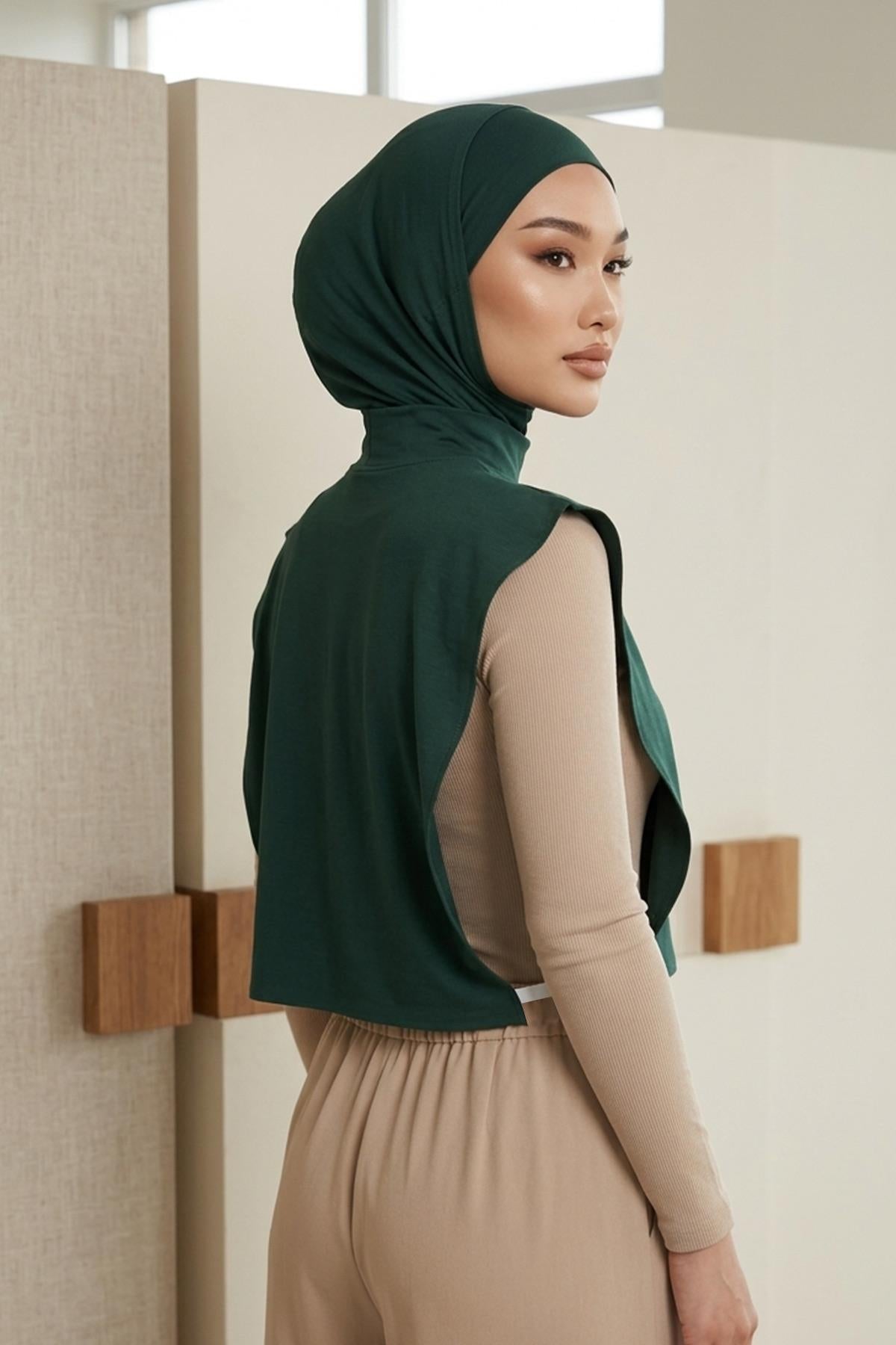 One-Piece Bonnet & Neck Cover – Soft Cotton Lycra Jersey