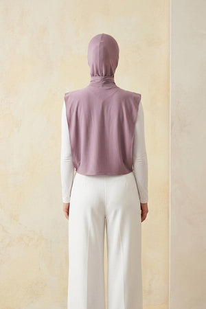 One-Piece Bonnet & Neck Cover – Soft Cotton Lycra Jersey