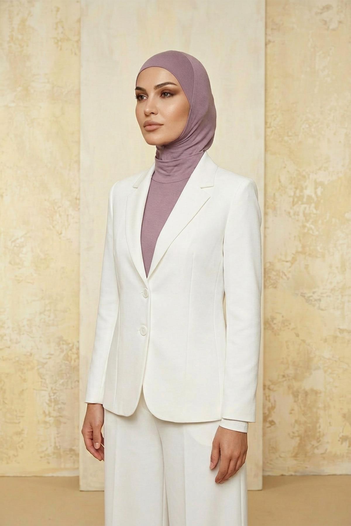 One-Piece Bonnet & Neck Cover – Soft Cotton Lycra Jersey
