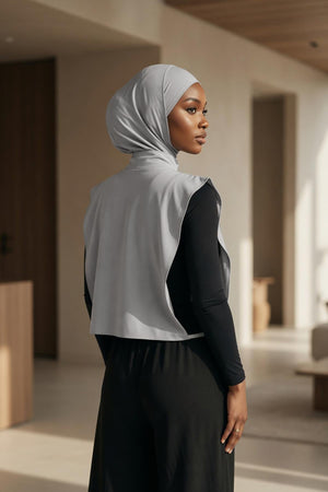 One-Piece Bonnet & Neck Cover – Soft Cotton Lycra Jersey