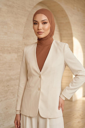 One-Piece Bonnet & Neck Cover – Soft Cotton Lycra Jersey