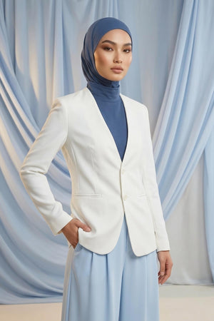 One-Piece Bonnet & Neck Cover – Soft Cotton Lycra Jersey