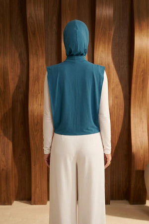 One-Piece Bonnet & Neck Cover – Soft Cotton Lycra Jersey