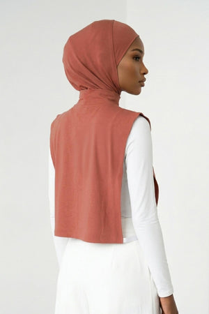 One-Piece Bonnet & Neck Cover – Soft Cotton Lycra Jersey