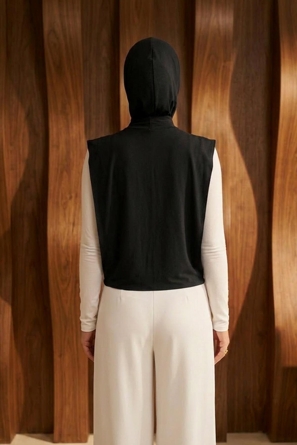 One-Piece Bonnet & Neck Cover – Soft Cotton Lycra Jersey