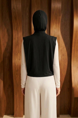 One-Piece Bonnet & Neck Cover – Soft Cotton Lycra Jersey