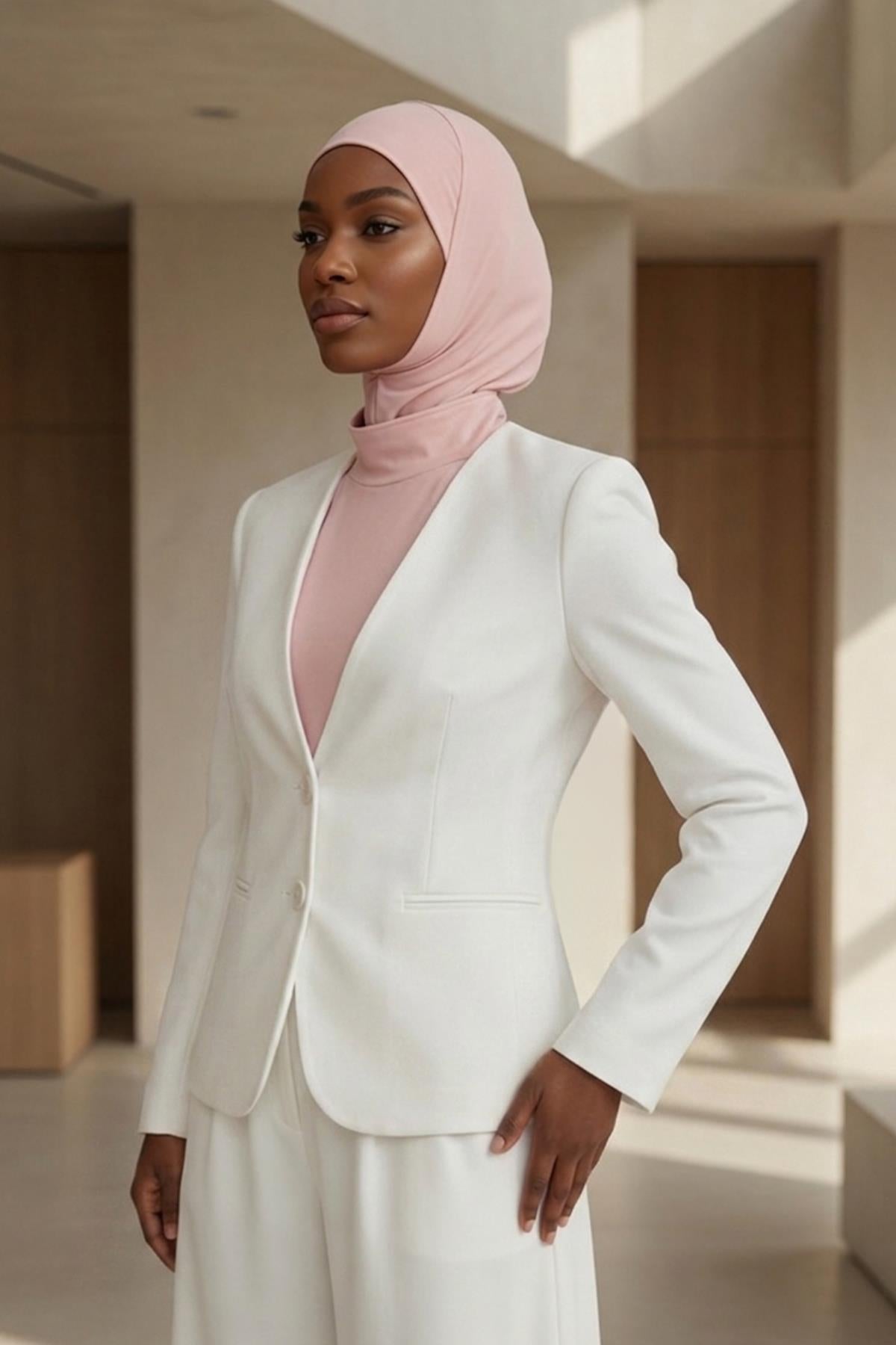 One-Piece Bonnet & Neck Cover – Soft Cotton Lycra Jersey