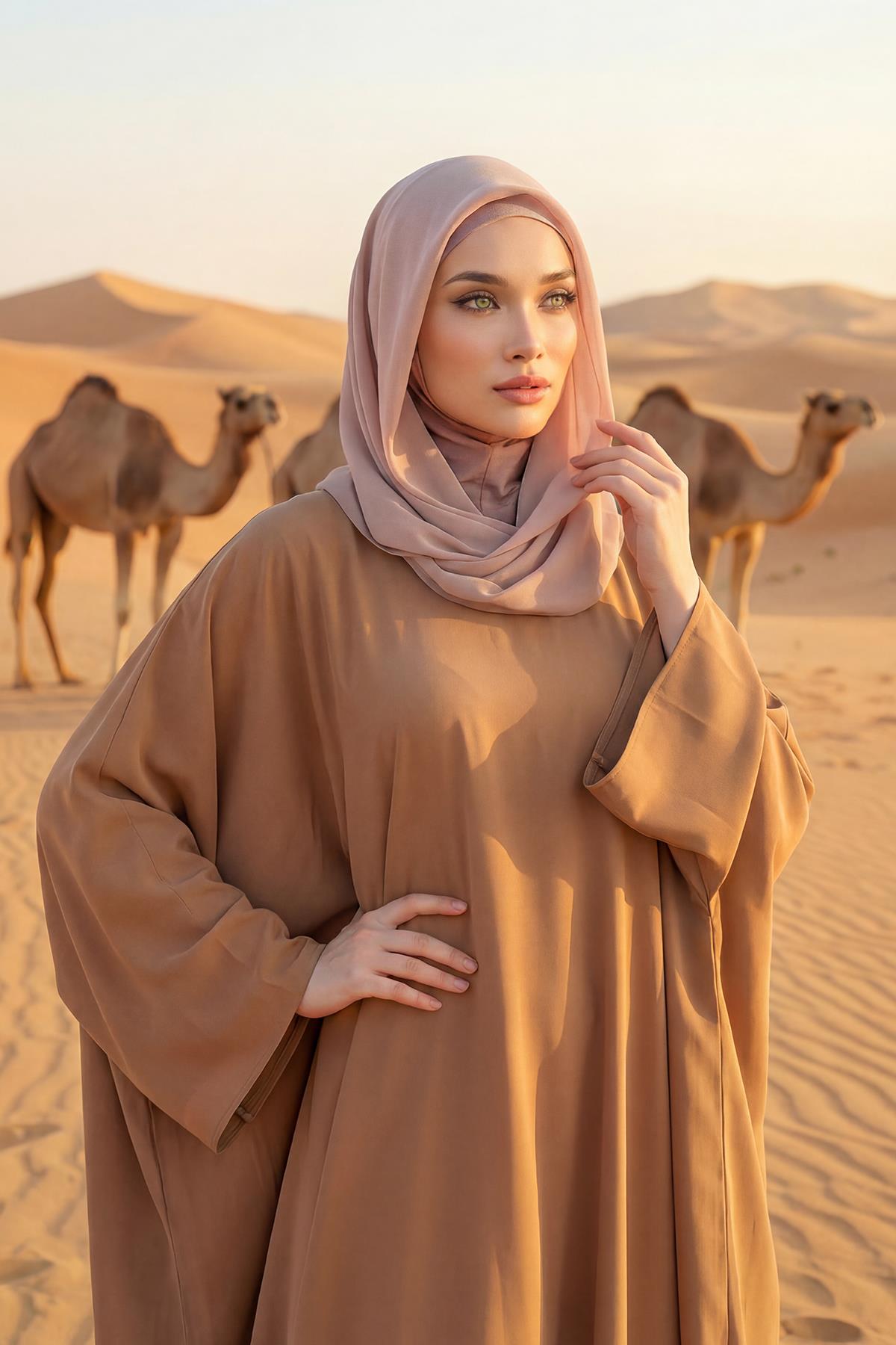 Practical Chiffon Hijab with Jersey Inner Bonnet