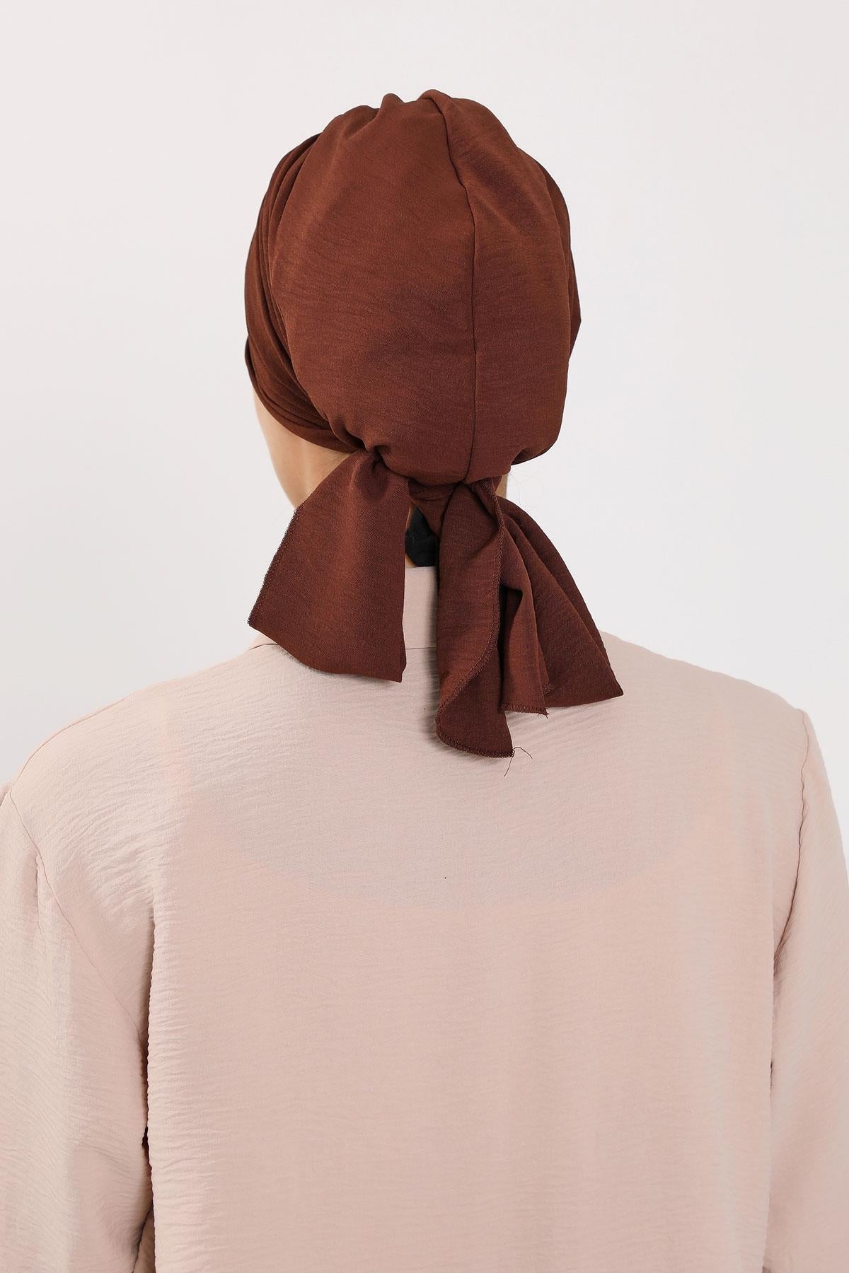 Soft Pleated Aerobin Bonnet Head Covering
