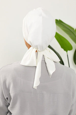 Soft Pleated Aerobin Bonnet Head Covering