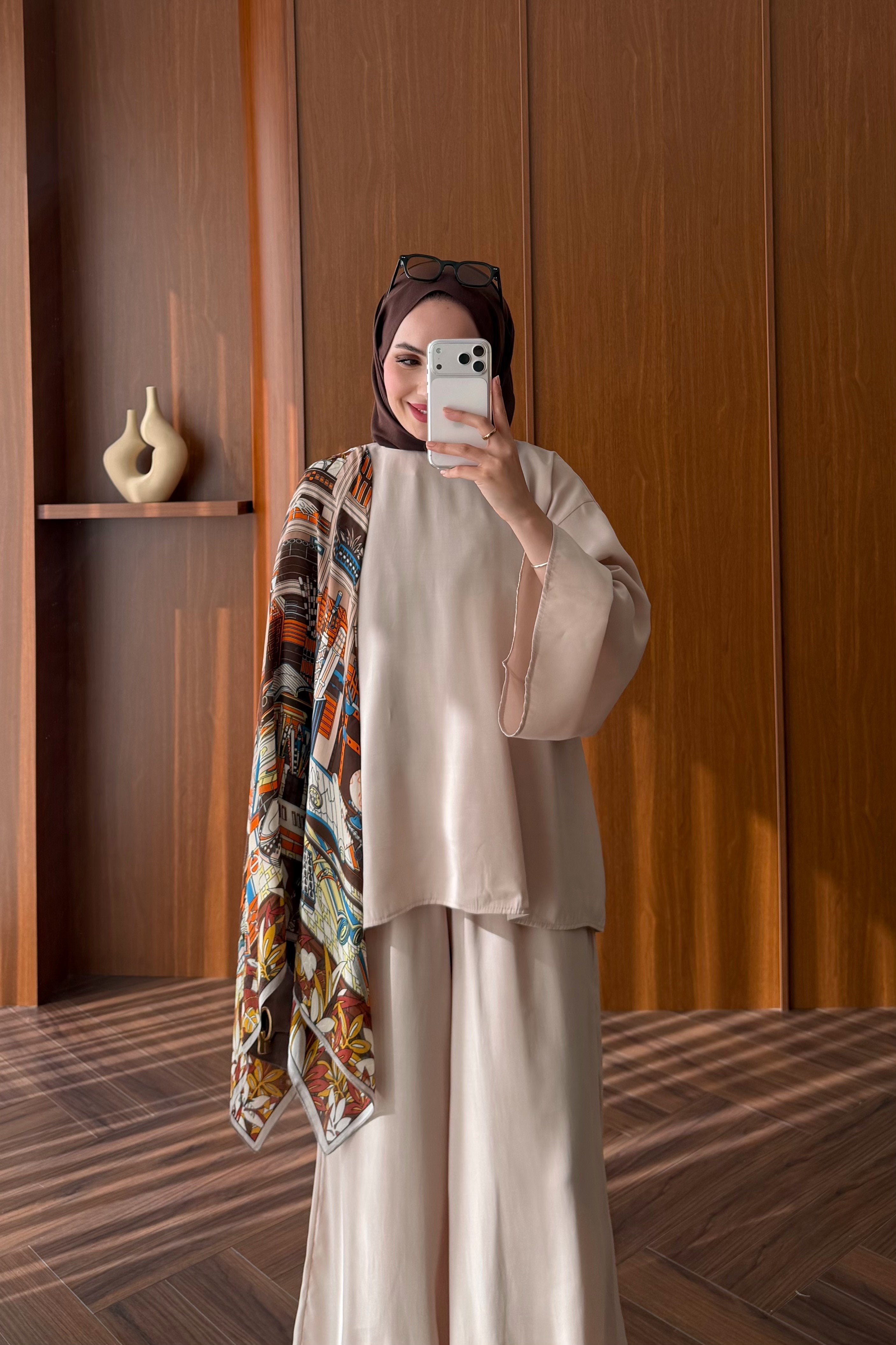 Relaxed Modal Two-Piece Pant Set — TAŞ