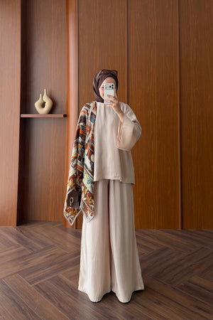 Relaxed Modal Two-Piece Pant Set — TAŞ