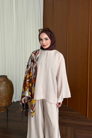 Relaxed Modal Two-Piece Pant Set — TAŞ