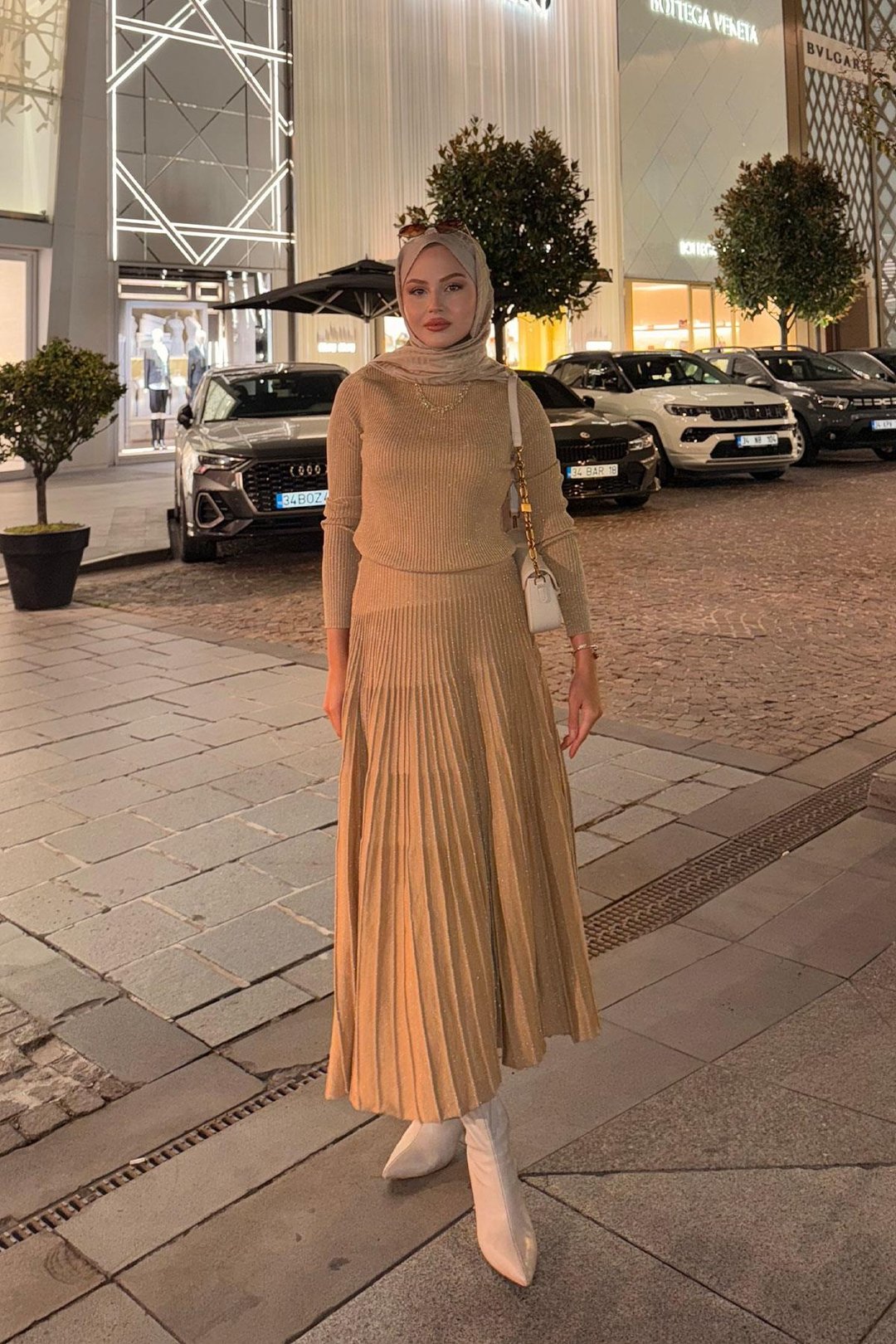  فستان لامع فخم طويل – DR001