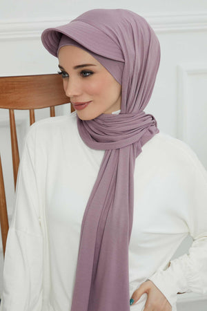 Jersey Visor Hooded Shawl